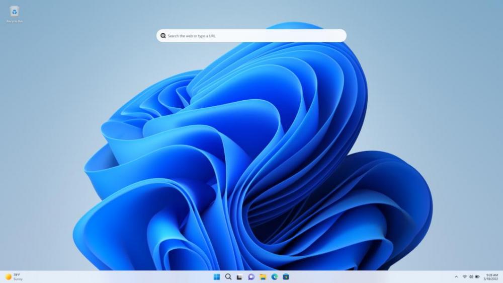 Windows 11 testa barra de pesquisa na área de trabalho, mas limita buscador