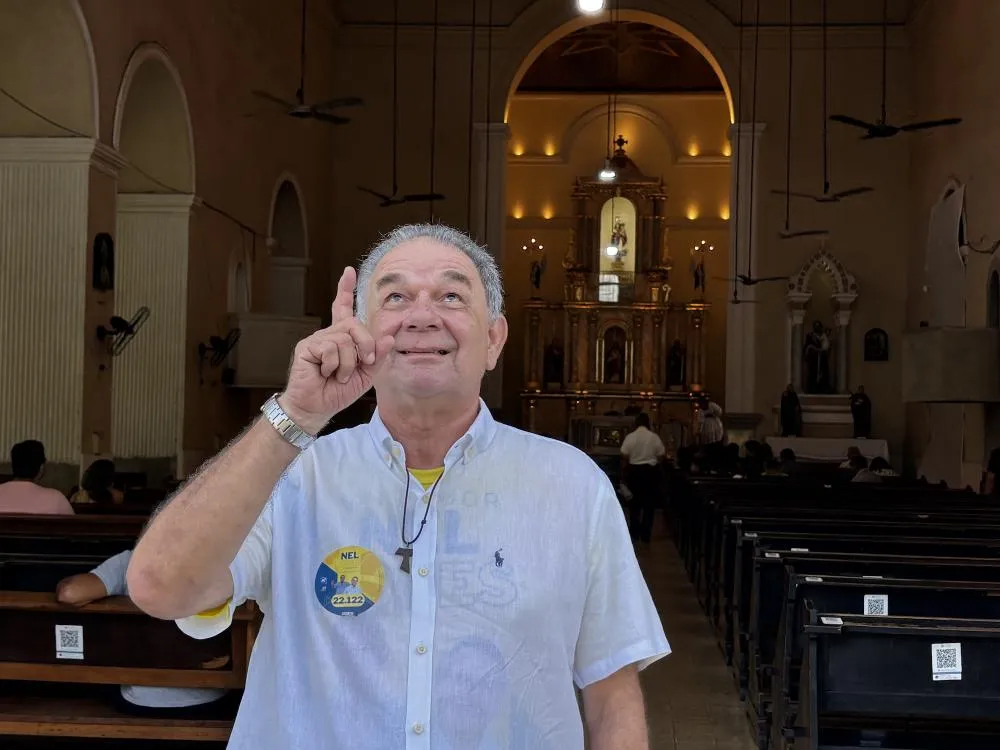 Candidato Nel Lopes visita Igreja do Amparo e reforça compromisso com valores cristãos