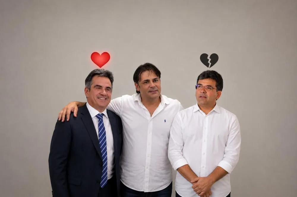 Imagem ilustrativa gerada por inteligência artificial. Personagens não estiveram juntos no momento retratado